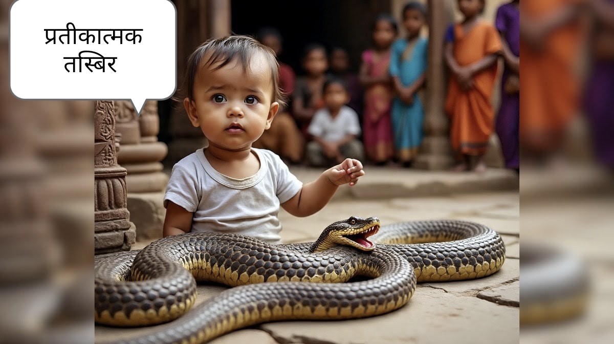 बिहारमा आश्चर्यजनक घटना: एक वर्षीय बालकले कोब्रा सर्पलाई टोकेर मारे