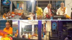 सावनको पवित्र महिनामा त्रिभुवन चोकको संगमरमरी शिवालयमा रुद्राभिषेक,साउनमा विशेष महत्व