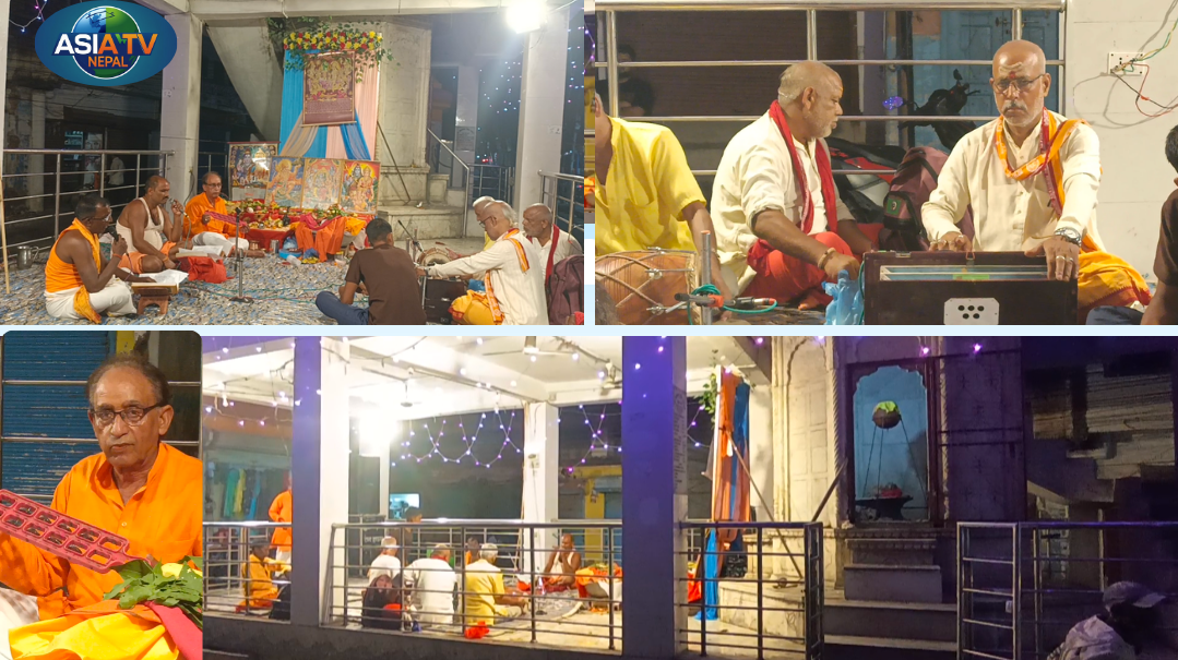 सावनको पवित्र महिनामा त्रिभुवन चोकको संगमरमरी शिवालयमा रुद्राभिषेक,साउनमा विशेष महत्व