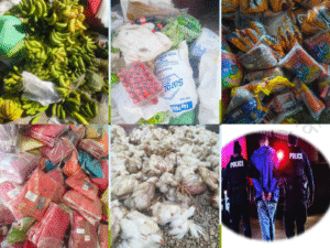 बाँके प्रहरीद्वारा ठूलो मात्रामा भन्सार छलीका सामान, अवैध कुखुरा बरामद, ४ जना फरार प्रतिवादी पक्राउ