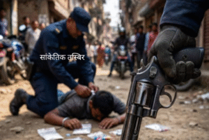 लागुऔषध करोबारी माथि गोली प्रहार गरि, ३ सय ७० ग्राम खैरो हेरोइन सहित नियन्त्रणमा