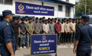 गैरकानुनी रूपमा नेपाल बस्दै आएका २४ बंगलादेशी नागरिक पक्राउ